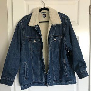 Sherpa Lined Denim Jacket